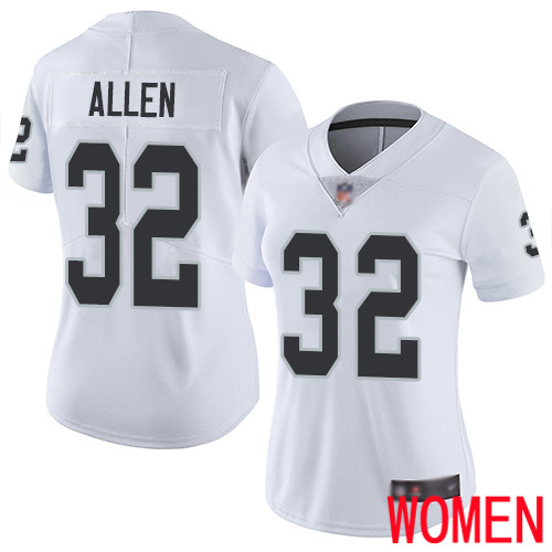 Oakland Raiders Limited White Women Marcus Allen Road Jersey NFL Football 32 Vapor Untouchable Jersey